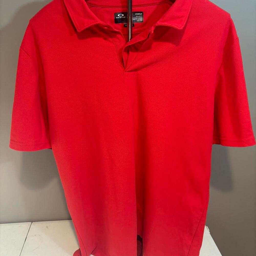 Oakley Polo Shirt Golfwear Red (XL)